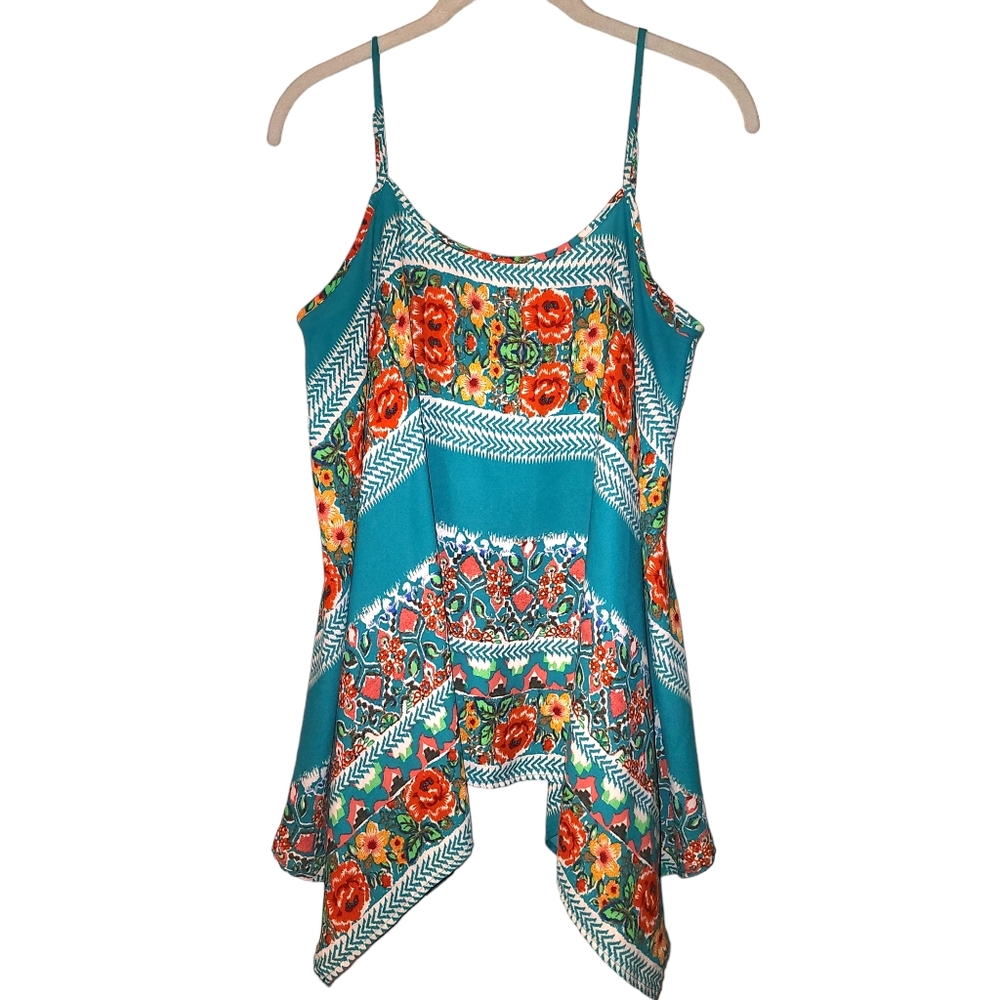 Collective Concepts Floral Flowy Tank Top